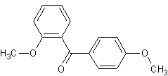 2,4'-二甲氧基二苯甲酮结构式