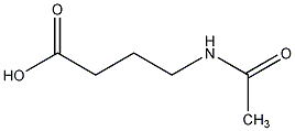 4-乙酰胺基丁酸结构式
