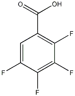 2,3,4,5-四氟苯甲酸结构式