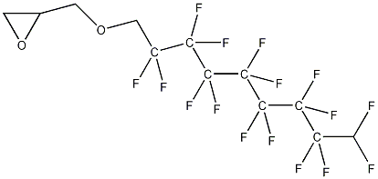 缩水甘油醚十六氟壬基醚结构式