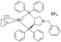 (3R,4R)-(+)-Bis(diphenylphosphino)-1-benzylpyrrolidine(1,5-cyclooctadiene)rhodium(I) tetrafluorobora