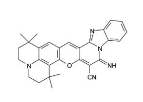 10,11,14,15-Tetrahydro-6-imino-9,9,15,15-tetramethyl-6H,9H,13H- benzimidazo[1‘‘,2‘‘:1‘,2‘]pyrido[4‘,3‘:2,3][1]benzopyrano[6,7,8-ij]quinolizine-7-carbonitrile