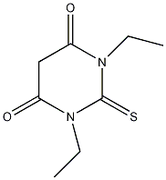 1,3-二乙基-2-硫代巴比妥酸结构式