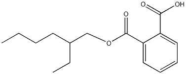 邻苯二甲酸单(2-乙基己基)酯结构式