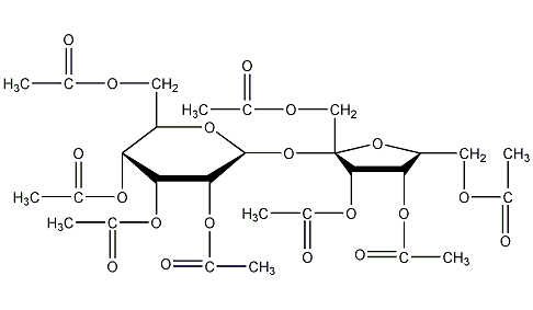 蔗糖八乙酸酯结构式