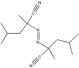 2,2'-偶氮双(2,4-二甲基戊腈)结构式