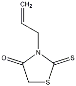 N-烯丙基绕丹宁结构式
