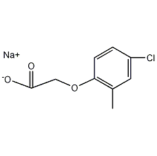 2-甲-4-氯钠结构式