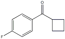 环丁基-4-氟基酮结构式