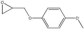 4-甲氧基苯基缩水甘油醚结构式