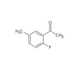 2'-氟-5'-甲基苯乙酮结构式