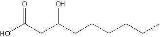 (±)-3-羟基壬酸结构式
