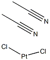 顺-双(乙腈)二氯铂(II)结构式