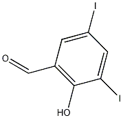 3,5-二碘邻羟基苯醛结构式