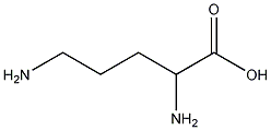DL-鸟氨酸盐酸盐结构式