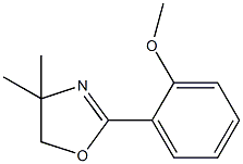 2-(2-甲氧苯基)-4,4-二甲基-2-噁吖啉结构式