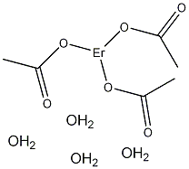 醋酸铒(III)四水结构式