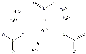 硝酸镨(III)六水结构式