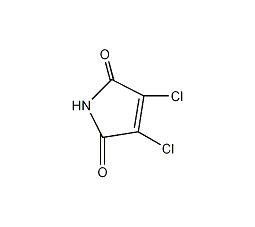 2,5-二酮-3,4-二氯-1H-吡咯结构式