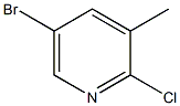 5-溴-2-氯-3-甲基吡啶结构式
