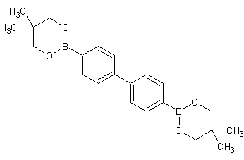4,4'-联苯基二硼酸二(新戊二醇酯)结构式