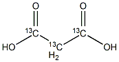 缩苹果酸-13C3结构式