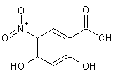 2',4'-二羟基-5'-硝基苯乙酮结构式