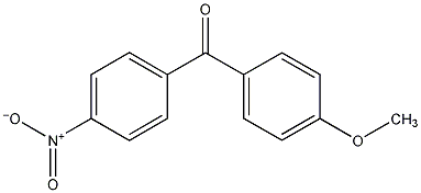 4-甲氧基-4-硝基二苯甲酮结构式
