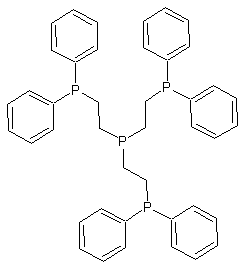 三[2-(二苯基膦)乙基]磷化氢结构式