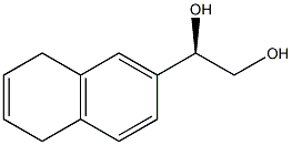 (R)-(−)-1-(2-萘基)-1,2-乙二醇结构式