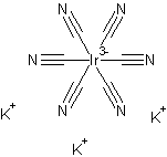氰铱酸钾结构式