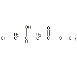 (R)-4-氯-3-羟基丁酸甲酯结构式