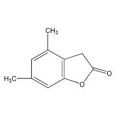 4,6-二甲基-3H-苯并呋喃-2-酮结构式
