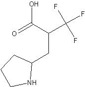 3,3,3-Trifluoro-3-[(2-pyrrolidinyl)methyl]propionic acid