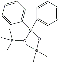 3,3-二苯基六甲基三硅氧烷结构式