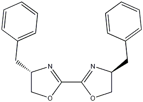 (S,S)-4,4'-二苄基-2,2'-双(2-噁唑啉)结构式
