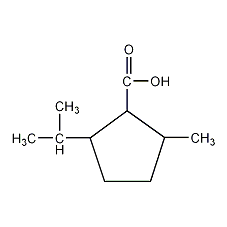 2-甲基-5-异丙基-1-环戊烯甲酸结构式