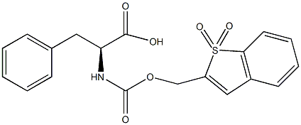 N-Bsmoc-L-苯基丙胺酸结构式