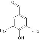 4-羟基-3,5-二甲基苯甲醛结构式
