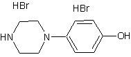 1-(4-羟苯基)哌嗪二氰溴化物结构式