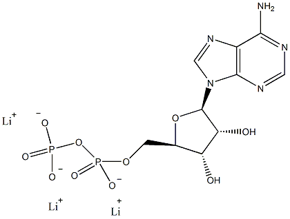 腺苷5'-二磷酸三锂结构式