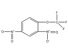 2,4-二硝基(三氟甲氧基)苯结构式