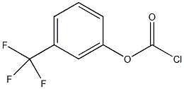 3-(三氟甲基)氯甲酸苯酯结构式