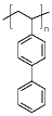 聚(4-乙烯基联苯)结构式