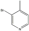 3-溴-4-甲基吡啶结构式