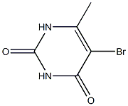 5-溴-6-甲基尿苷结构式