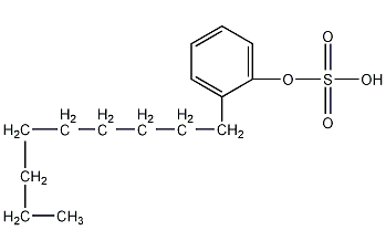 硫酸氢壬基酚结构式