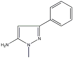 5-氨基-1-甲基-3-苯基吡唑结构式