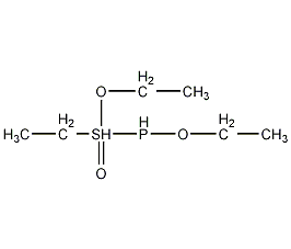 O,O,S-磷酸三乙酯结构式